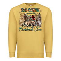 Rockin Around The Christmas Tree Premium Sweatshirt | Teevron