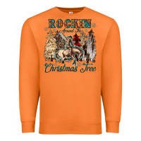 Carrot rockin around the christmas tree Premium Sweatshirt - CowGirlArtShop