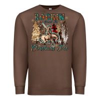 Chestnut rockin around the christmas tree Premium Sweatshirt - CowGirlArtShop
