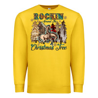 Lemon rockin around the christmas tree Premium Sweatshirt - CowGirlArtShop