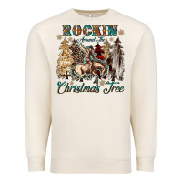 Sandshell rockin around the christmas tree Premium Sweatshirt - CowGirlArtShop