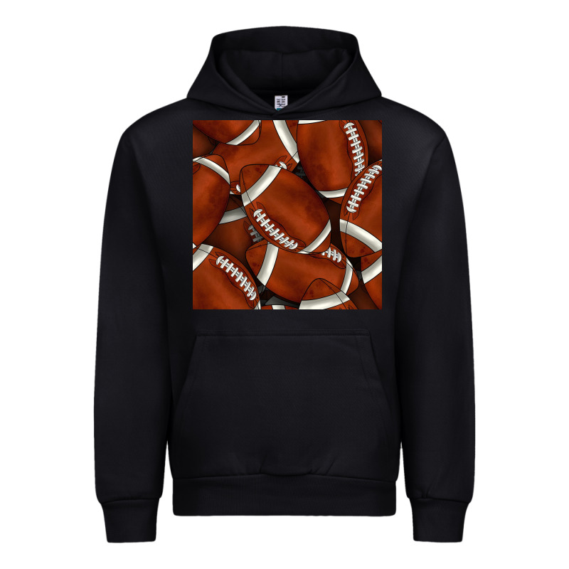 American Football Seamless Pattern Urban Hoodie by BundleAndBundleShop | Teevron
