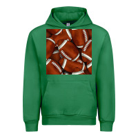 Emerald american football seamless pattern Urban Hoodie - BundleAndBundleShop