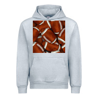 Heather Grey american football seamless pattern Urban Hoodie - BundleAndBundleShop
