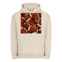 Pigment French Oak american football seamless pattern Urban Hoodie - BundleAndBundleShop
