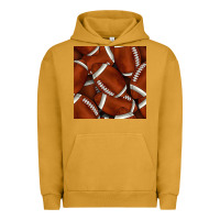 Pigment Peanut Butter american football seamless pattern Urban Hoodie - BundleAndBundleShop