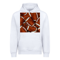 White american football seamless pattern Urban Hoodie - BundleAndBundleShop