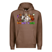 Chestnut spooky vibes sports ghosts Premium Hoodie - CowGirlArtShop