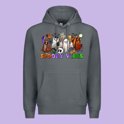 Spooky Vibes Sports Ghosts Premium Hoodie Designed By Cowgirlartshop