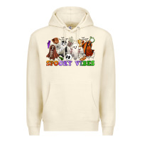 Sandshell spooky vibes sports ghosts Premium Hoodie - CowGirlArtShop