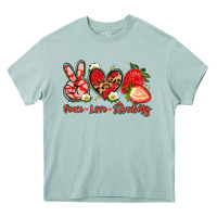 Arona peace love strawberry Heavy Core Tee - Artiststas