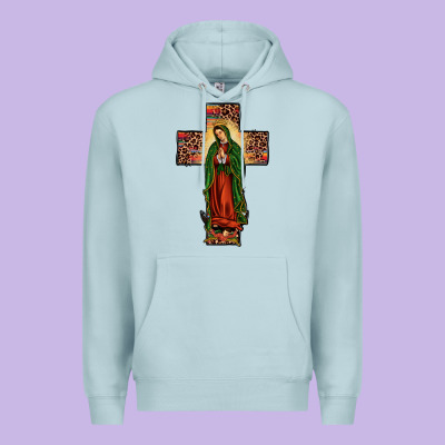 Our Lady Of Guadalupe Cros Premium Hoodie Designed By Jahusdesignshop