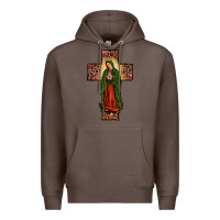 Coffee our lady of guadalupe cros Premium Hoodie - JahusDesignShop