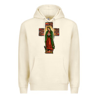 Sandshell our lady of guadalupe cros Premium Hoodie - JahusDesignShop