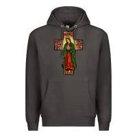 Smoke our lady of guadalupe cros Premium Hoodie - JahusDesignShop