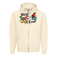 Sandshell best teacher ever Zipper Hoodie - NancyCooperArtShop