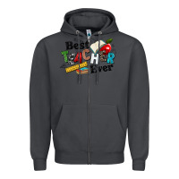 Smoke best teacher ever Zipper Hoodie - NancyCooperArtShop