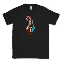 Black western cowgirl Classic Tee - NancyCooperArtShop