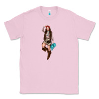 Bubblegum Pink western cowgirl Classic Tee - NancyCooperArtShop
