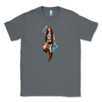 Charcoal Heather western cowgirl Classic Tee - NancyCooperArtShop