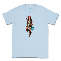 Dusty Blue western cowgirl Classic Tee - NancyCooperArtShop