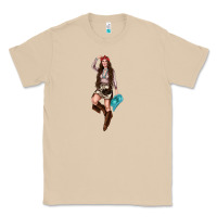 Mushroom western cowgirl Classic Tee - NancyCooperArtShop