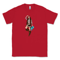 Red western cowgirl Classic Tee - NancyCooperArtShop