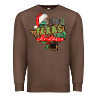 Chestnut texas christmas Premium Sweatshirt - CowGirlArtShop