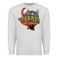 Dove Grey texas christmas Premium Sweatshirt - CowGirlArtShop
