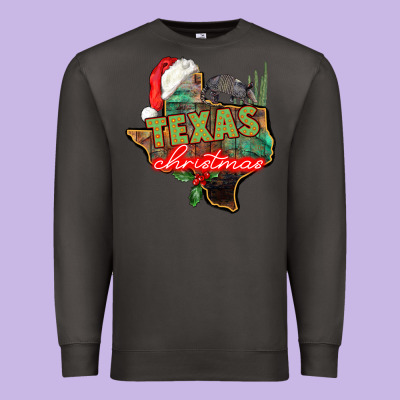 Texas Christmas Premium Sweatshirt Designed By Cowgirlartshop