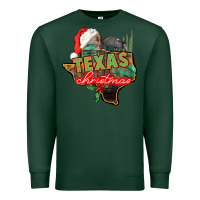 Sports Green texas christmas Premium Sweatshirt - CowGirlArtShop