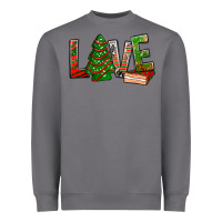 Storm Love Christmas tree cake Heavyweight Sweatshirt - NancyCooperArtShop
