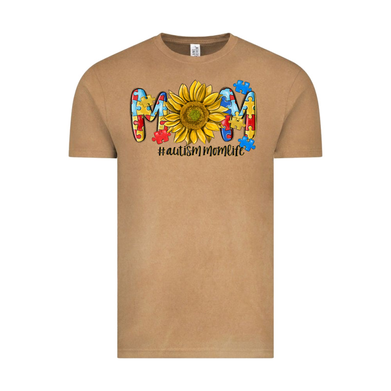 Autism Mom Life Sunflower Vintage Tee by MaliasSmallBusiness | Teevron