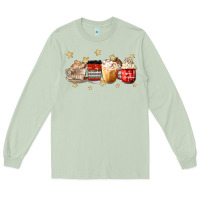 Matcha christmas coffee Long Sleeve Tee - MaliasSmallBusiness