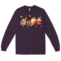 Plum christmas coffee Long Sleeve Tee - MaliasSmallBusiness