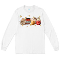 White christmas coffee Long Sleeve Tee - MaliasSmallBusiness