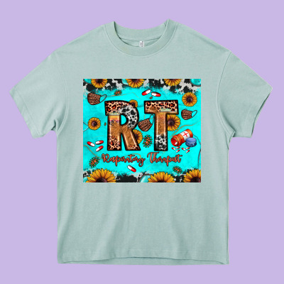 Rt Respiratory Therapist Heavy Core Tee Designed By Jahusdesignshop