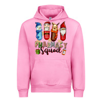 Fuchsia Pink pharmacy squad christmas Urban Hoodie - FaDigitalArtStudio
