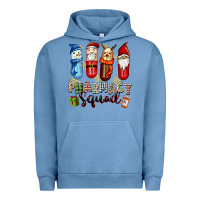 Pigment Pebble Blue pharmacy squad christmas Urban Hoodie - FaDigitalArtStudio