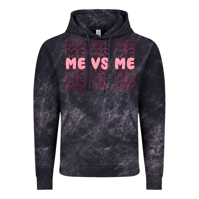 Me Vs Me Vintage Hoodie by MaliasSmallBusiness | Teevron