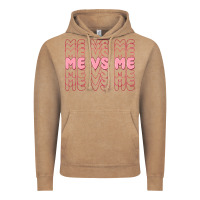 Vintage Coffee me vs me Vintage Hoodie - MaliasSmallBusiness