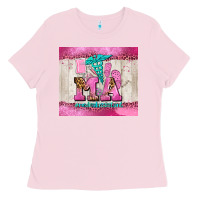 Bubblegum Pink ma Ladies Tee - AdoDesignShop
