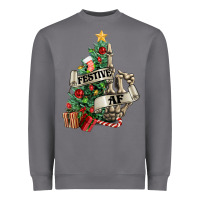 Storm Festive af Christmas middle finger Heavyweight Sweatshirt - NancyCooperArtShop