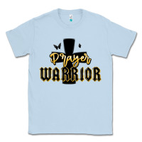 Dusty Blue christian prayer warrior Classic Tee - MaliasSmallBusiness