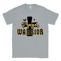 Heather Grey christian prayer warrior Classic Tee - MaliasSmallBusiness