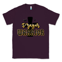 Plum christian prayer warrior Classic Tee - MaliasSmallBusiness