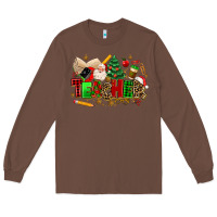 Chestnut christmas  teacher Long Sleeve Tee - MaliasSmallBusiness