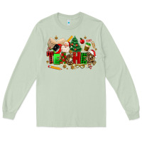 Matcha christmas  teacher Long Sleeve Tee - MaliasSmallBusiness