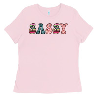 Bubblegum Pink sassy Ladies Tee - JahusDesignShop