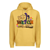 Antique Gold the witch is in Premium Hoodie - CowGirlArtShop